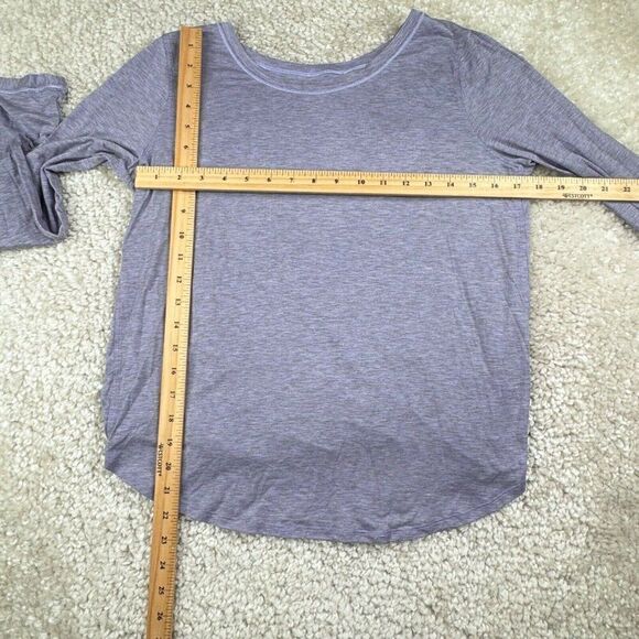 Lululemon Wild Twist Long Sleeve Shirt Heather Lavender Dusk Purple - Picture 8 of 9